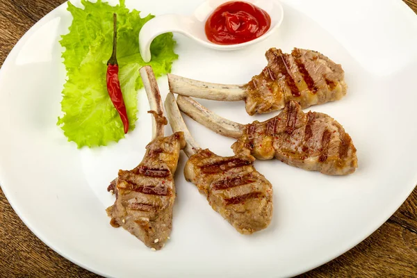 Grilled lamb — Stock Photo, Image