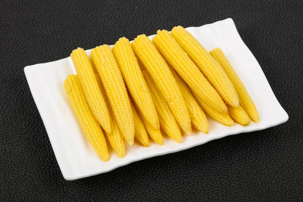 Pickled baby corn — Stock Photo, Image
