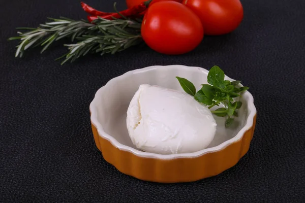 Итальянский сырный шар Моцарелла — стоковое фото