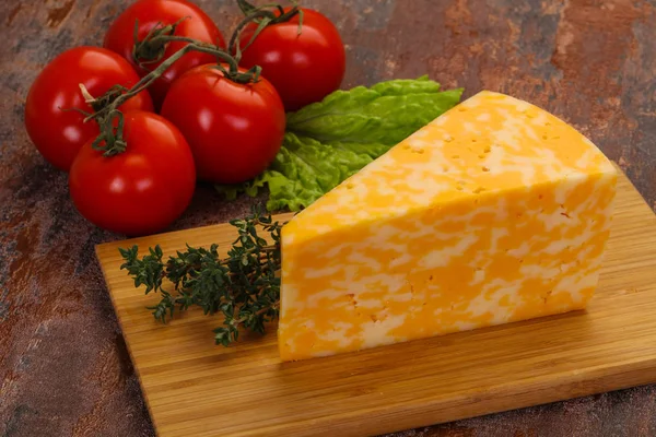 Marmeren heerlijke kaas — Stockfoto