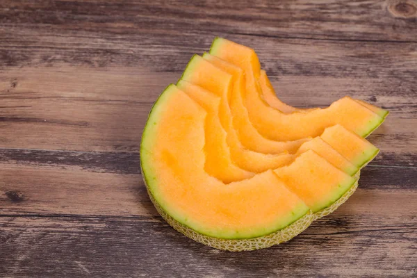 Sliced tasty sweet sliced melon