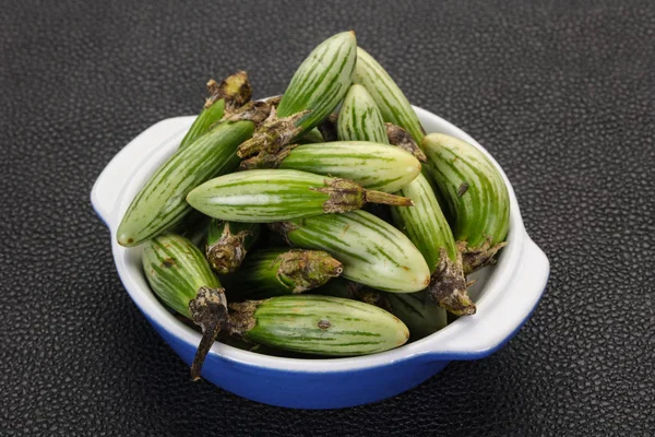 Green asian eggplant — Stock Photo, Image