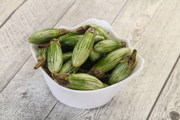 Green asian eggplant — Stock Photo, Image