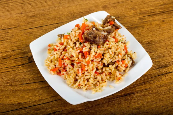 Ασιατικό ρύζι - Plov — Φωτογραφία Αρχείου