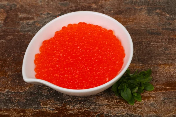 Lyxiga röd kaviar — Stockfoto