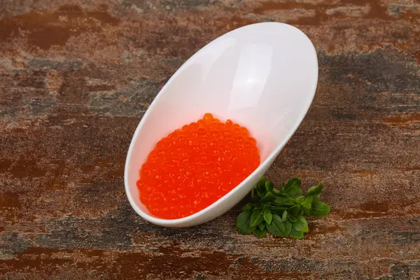 Lyxiga röd kaviar — Stockfoto