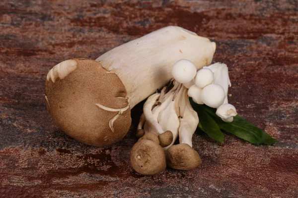 Raw Asian mushroom - ready for cooking