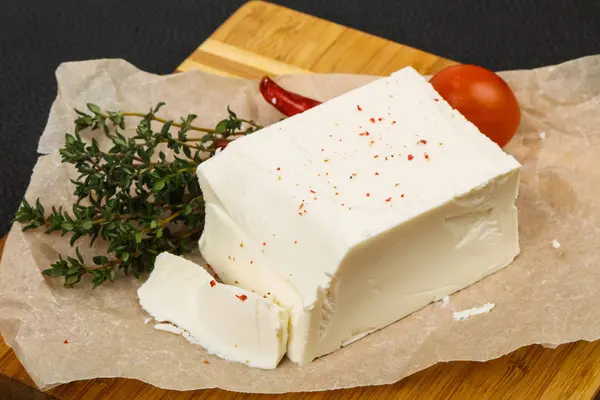 Traditioneller Feta-Käse — Stockfoto