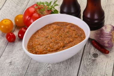 Ünlü Ispanyol Gazpacho domates çorbası