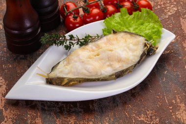 Wolffish biftek pişmiş