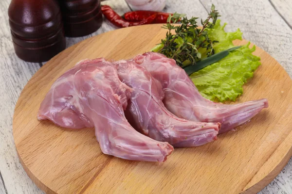 Raw rabbit legs — Stock Photo, Image