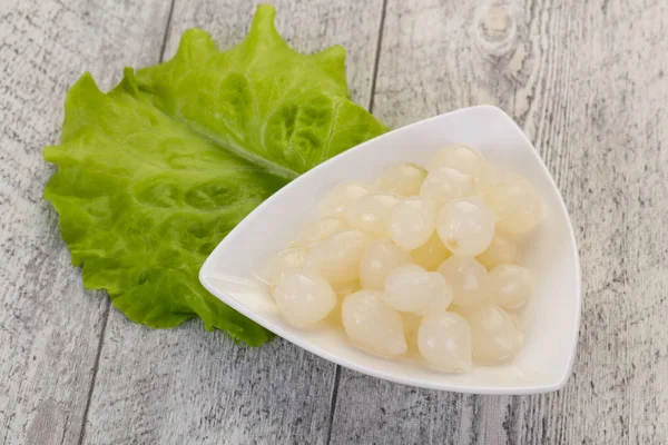 Pickled baby onion — Stock Photo, Image