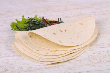 Boş homamade tortilla