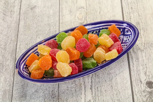 tatlı meyve şekerlenmiş