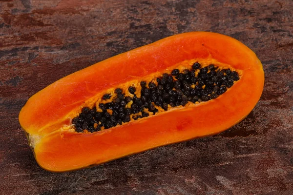 Leckere delikate reife Frucht Papaya — Stockfoto