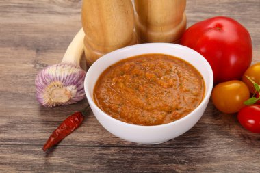 Ünlü Ispanyol Gazpacho domates çorbası