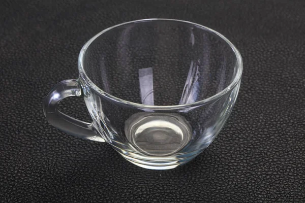 Leeg glas cup — Stockfoto