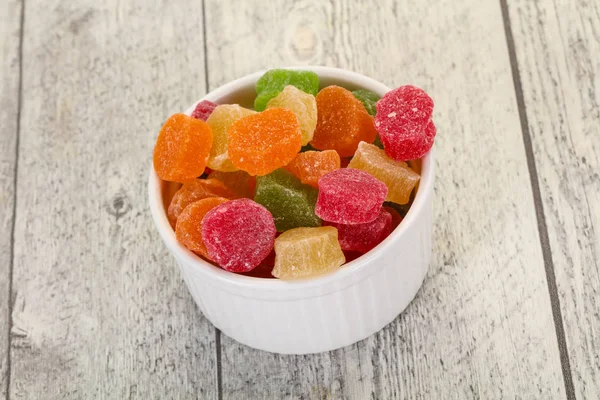 Słodkie owoce kandyzowane — Zdjęcie stockowe