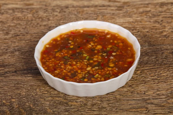 Thai stílusú fűszeres chili szósz — Stock Fotó