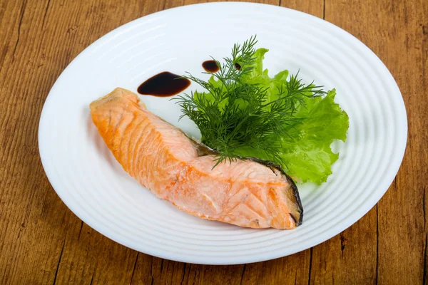 Buğulama salmon — Stok fotoğraf