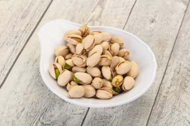 Fıstıklı fındık yığını