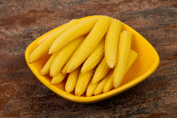 Kukurydza marynowane dziecka — Zdjęcie stockowe