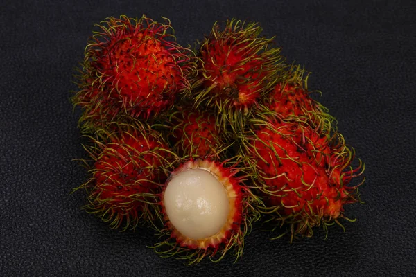 Fruta exótica doce tropical Rambutan — Fotografia de Stock