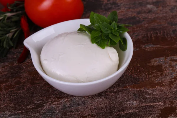 Mozzarella italiana palla di formaggio — Foto Stock