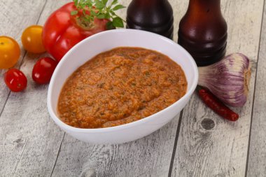 Ünlü Ispanyol Gazpacho domates çorbası
