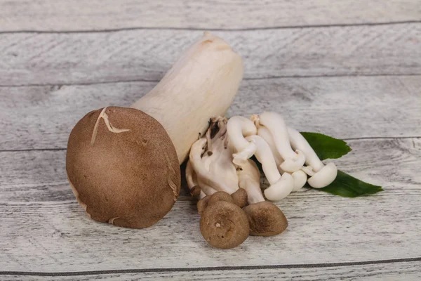 Raw Asian mushroom - ready for cooking