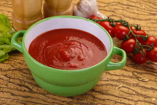 Середземноморський томатний суп — стокове фото