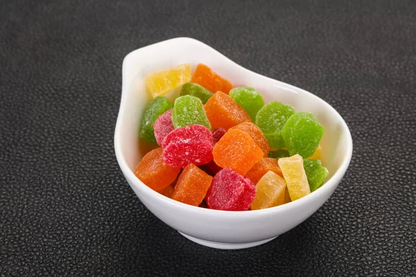 Γλυκά ζαχαρωμένα φρούτα — Φωτογραφία Αρχείου