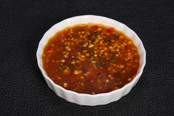 Thai style spicy chilli sauce — Stock Photo, Image