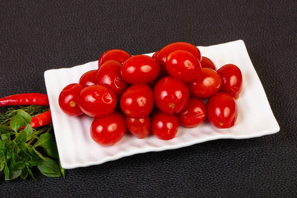 Ingemaakte cherry tomaat — Stockfoto