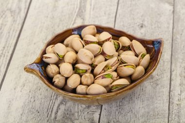 Fıstıklı fındık yığını