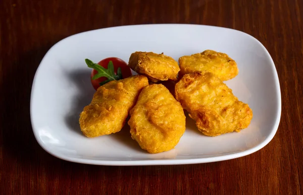 Chicken nuggets heap — Stock Photo, Image