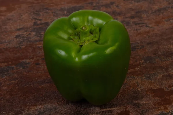 Érett zöld színű paprika — Stock Fotó