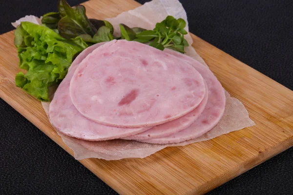 Gesneden smakelijk voorgerecht van Ham — Stockfoto