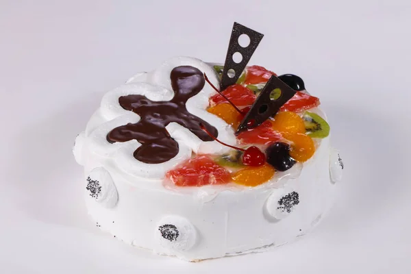 Торт с ягодами — стоковое фото