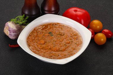 Ünlü Ispanyol Gazpacho domates çorbası