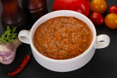Ünlü Ispanyol Gazpacho domates çorbası