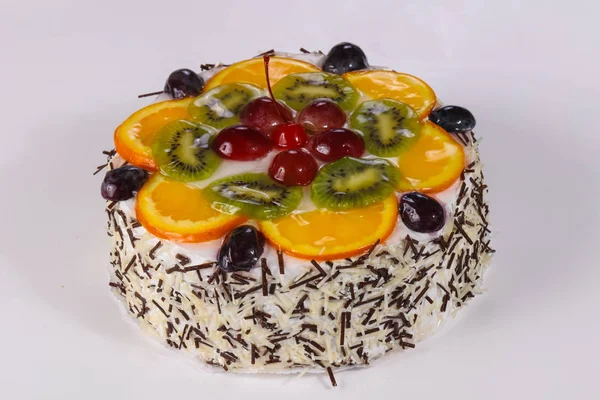 Торт с ягодами — стоковое фото