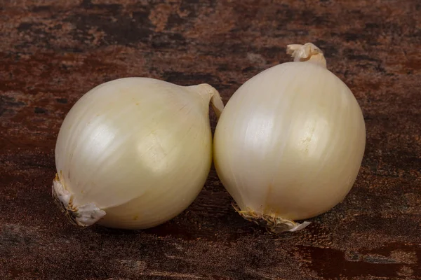 Ripe white onion