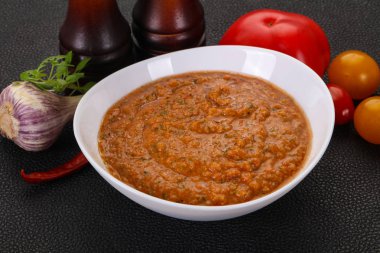 Ünlü Ispanyol Gazpacho domates çorbası