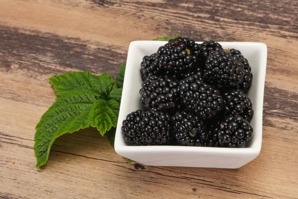 Sweet tasty ripe Blackberry heap — Stock Photo, Image