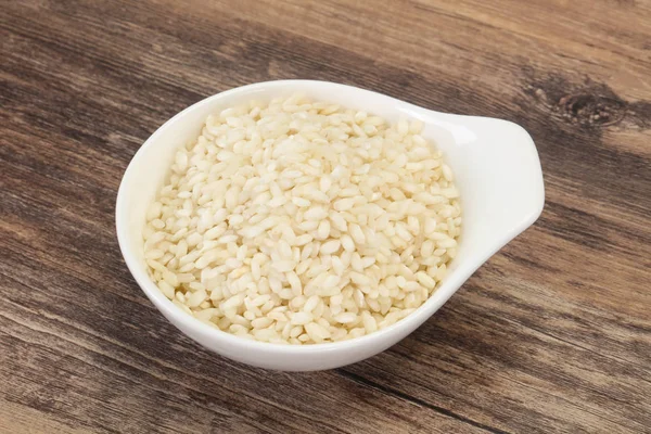 Arroz de Arborio de risoto italiano — Fotografia de Stock