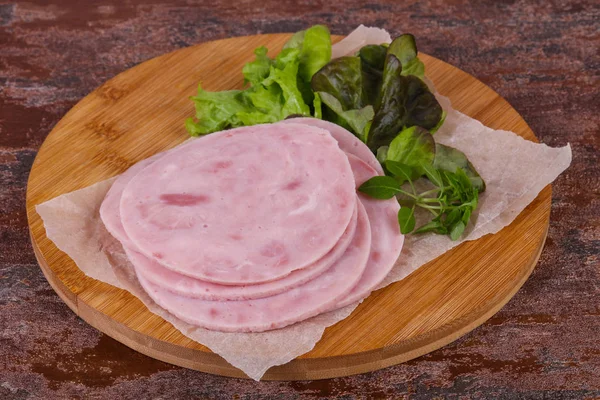 Нарізана смачна закуска Ham — стокове фото