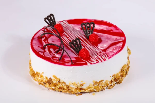 Сладкий вкусный торт — стоковое фото