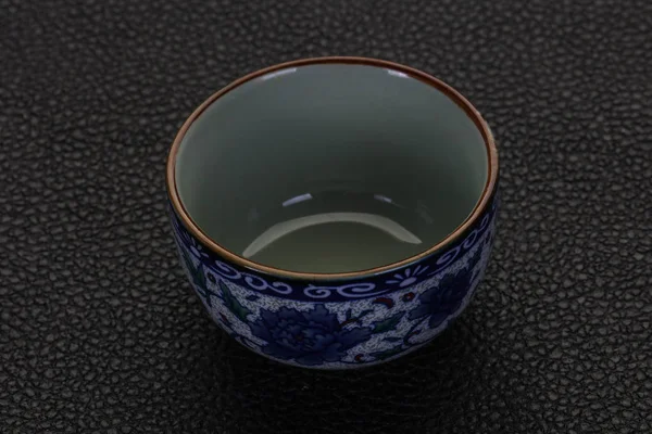 Prázdné čínský čaj pohár — Stock fotografie