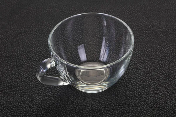 Leeg glas cup — Stockfoto